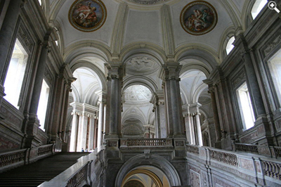 Treppenhaus im Palast in Caserta